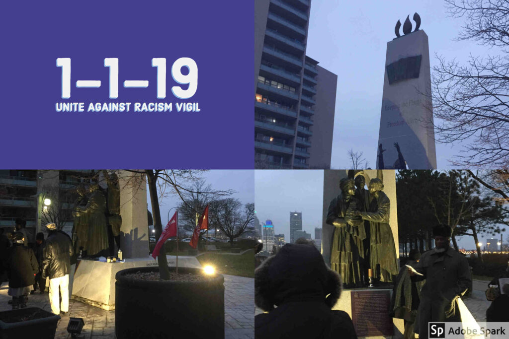 1-1-19 Unite Against Racism Vigil